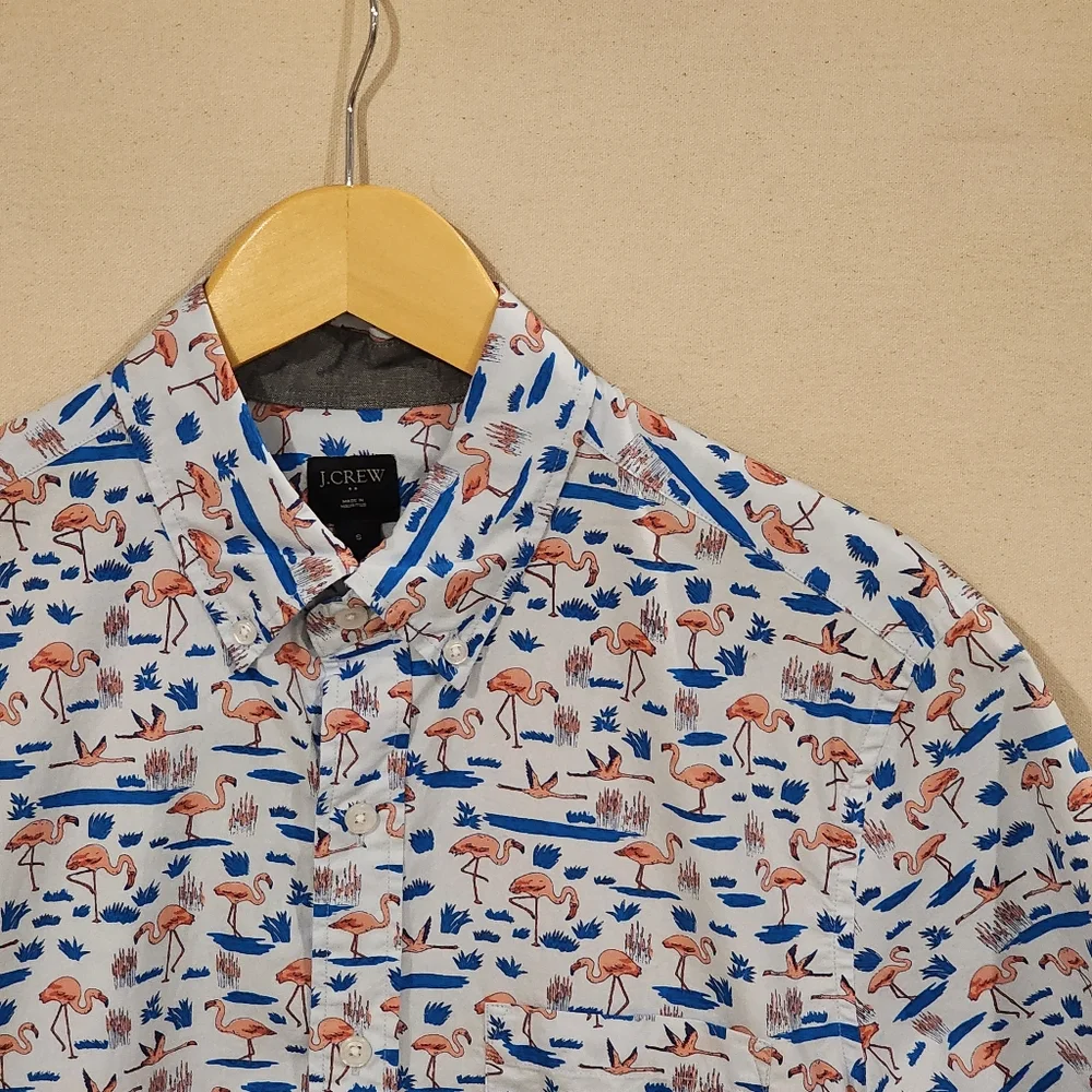 J. Crew Short Sleeve Button Down S